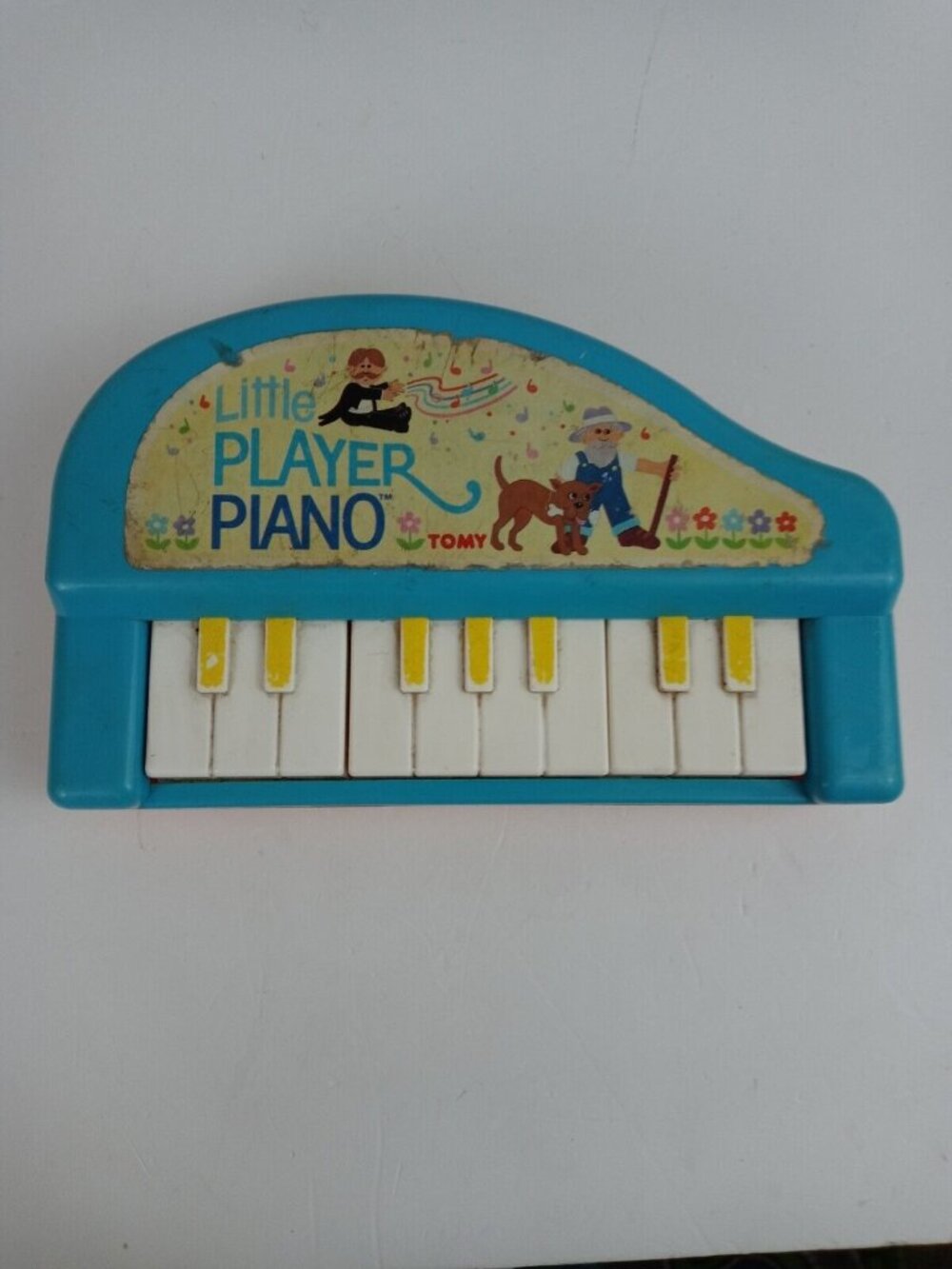 80's Tomy Little Player Piano Music Toy Works.